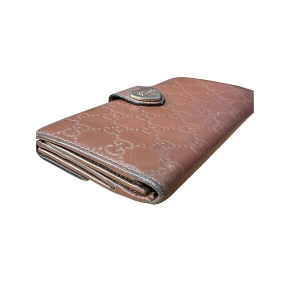 921..Gucci Guccissima Lovely Heart Long Wallet - Picture 3 of 7